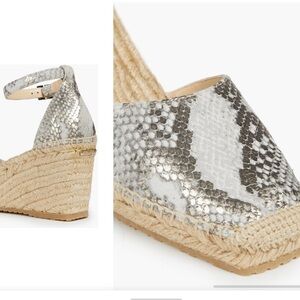 Jimmy choo platform espadrilles